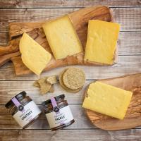 No blue cheesy night in on cheeseboard